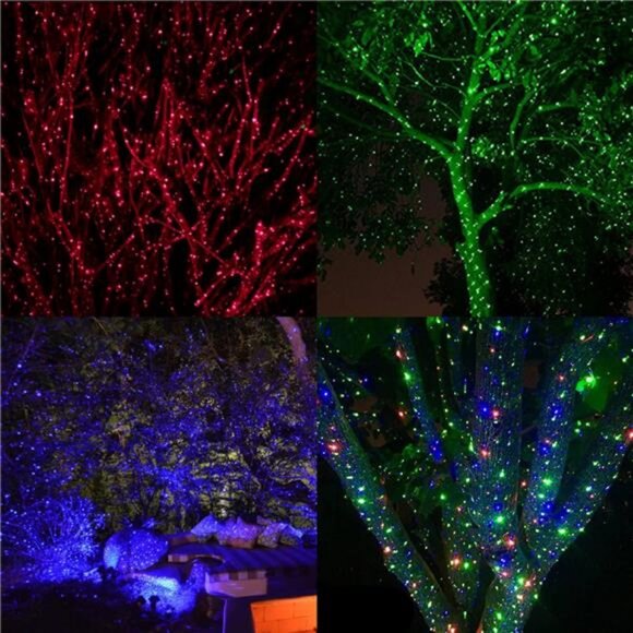 Christmas Laser Projector Lights, Motion Firefly Red, Green Blue Remote Control - Picture 6 of 7